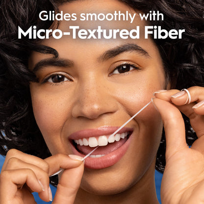 Oral-B Glide Healthy Gums Unflavored Floss — 2 Pack, 50m Each, Smooth & Shred-Resistant