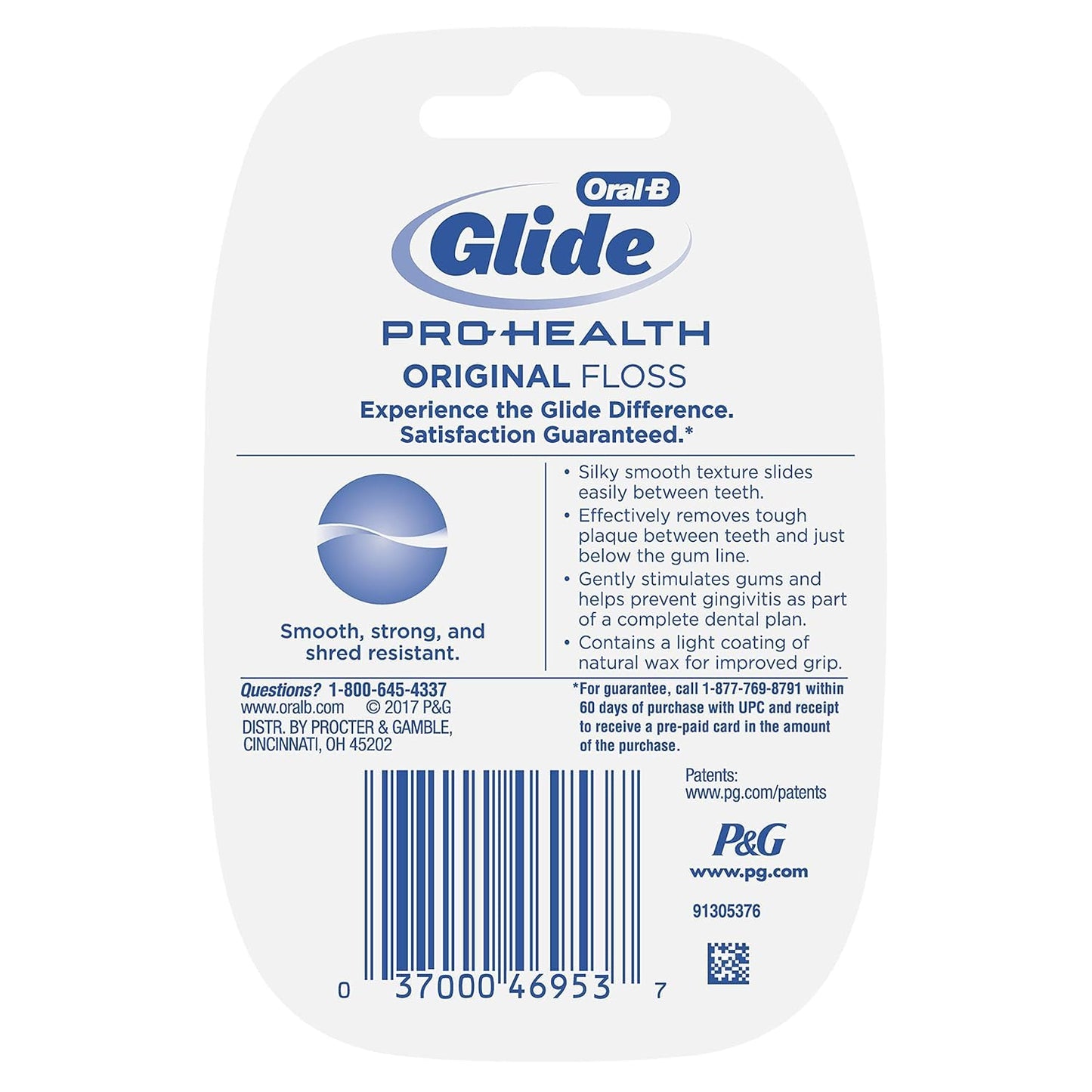 Oral-B Glide Pro-Health Floss – Healthy Gums, 54.7 yd (Pack of 2)