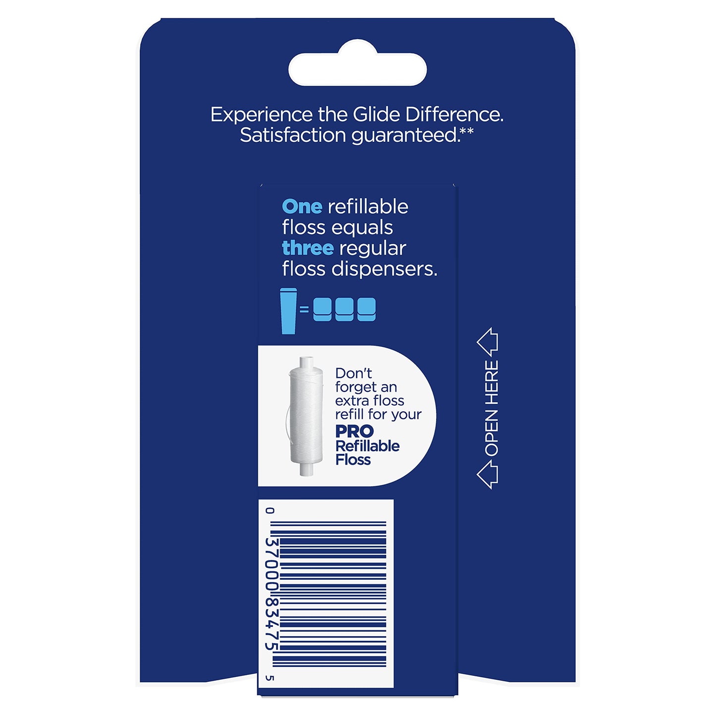 Oral-B Glide PRO Refillable Floss Starter Kit, 120m