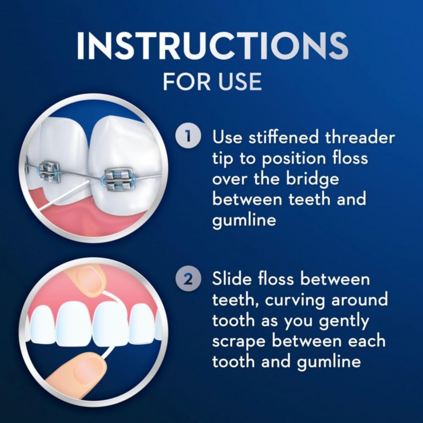 Oral-B Glide Threader Floss, 30-Count | 6 Envelopes of 5 Threaders (Value Pack)