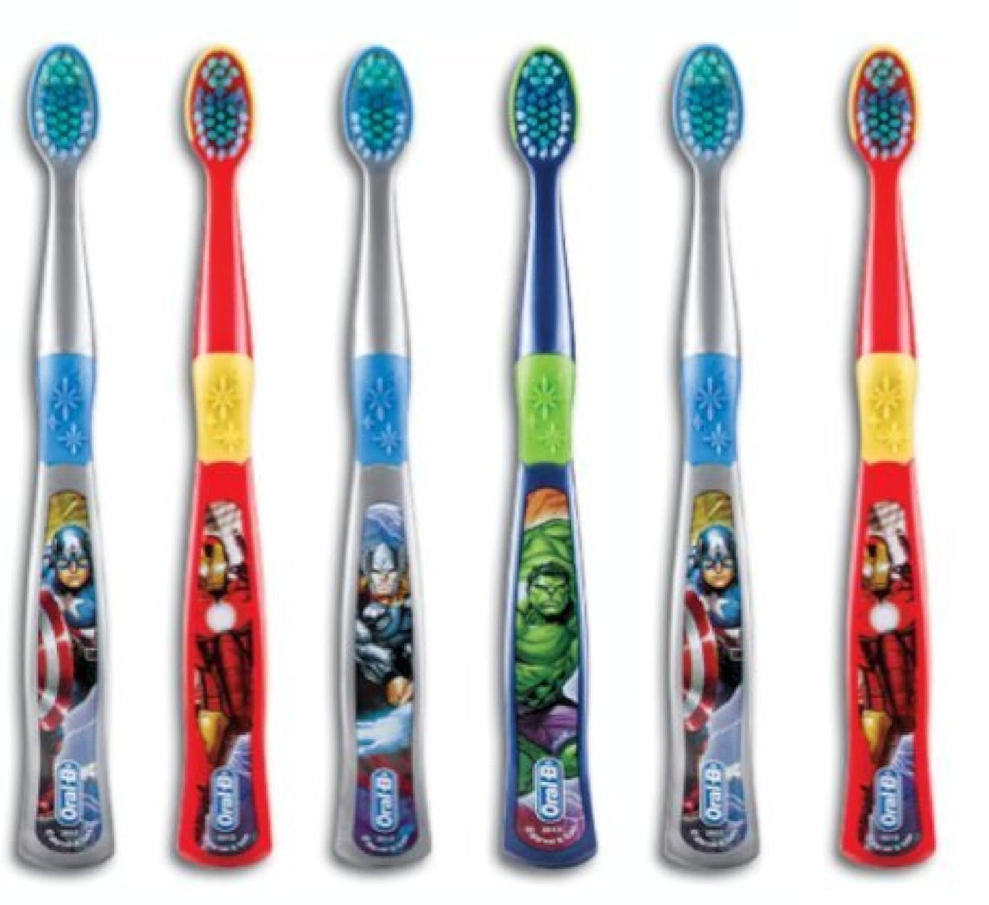Oral-B Kids Spider-Man Toothbrush – Extra Soft for Ages 3+ (Pack of 6)