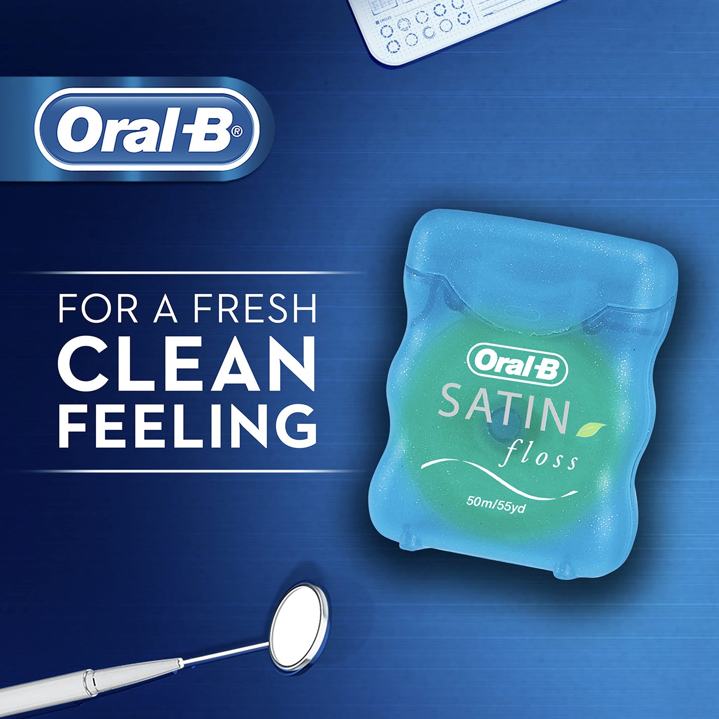 Oral-B Satin Dental Floss Mint 25m