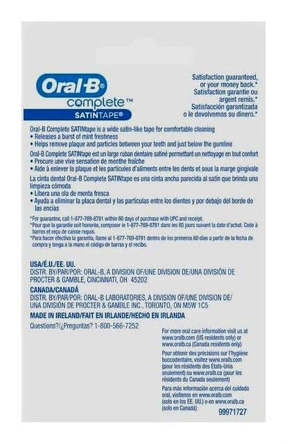 Oral B Satin Tape Mint 25M (Pack of 6)