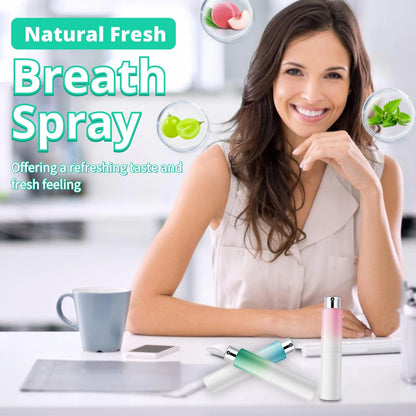Oral Breath Spray 3-Pack – Mint, Peach & Green Grape | Fresh Breath