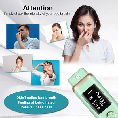 Oral Odor Freshening Monitor - Portable Bad Breath Detector (32-bit)