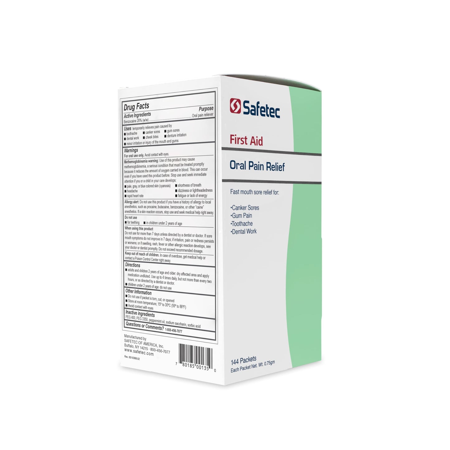 Oral Pain Relief Packets 0.75g (Box of 144) – Quick Toothache Relief