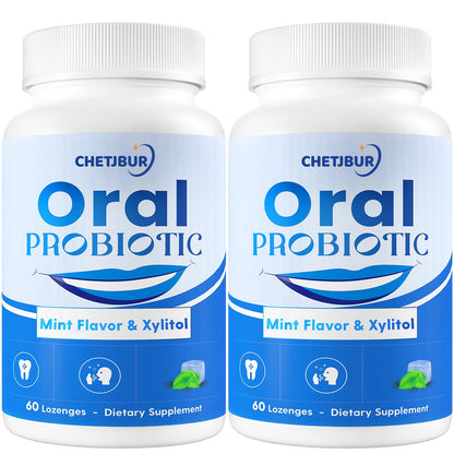 Oral Probiotics 11B CFU with M18 & A12 – Fresh Breath, Gum Health (120 Lozenges)