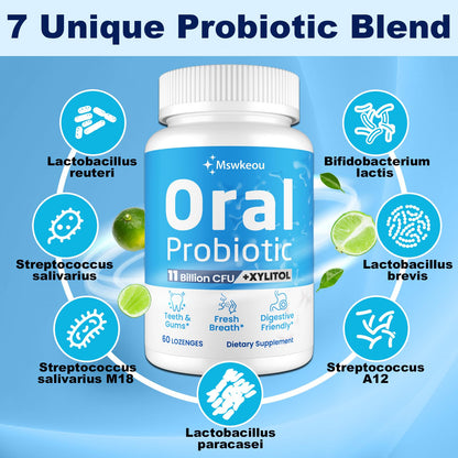 Oral Probiotics for Mouth Bad Breath 11B CFU – 2 Pack
