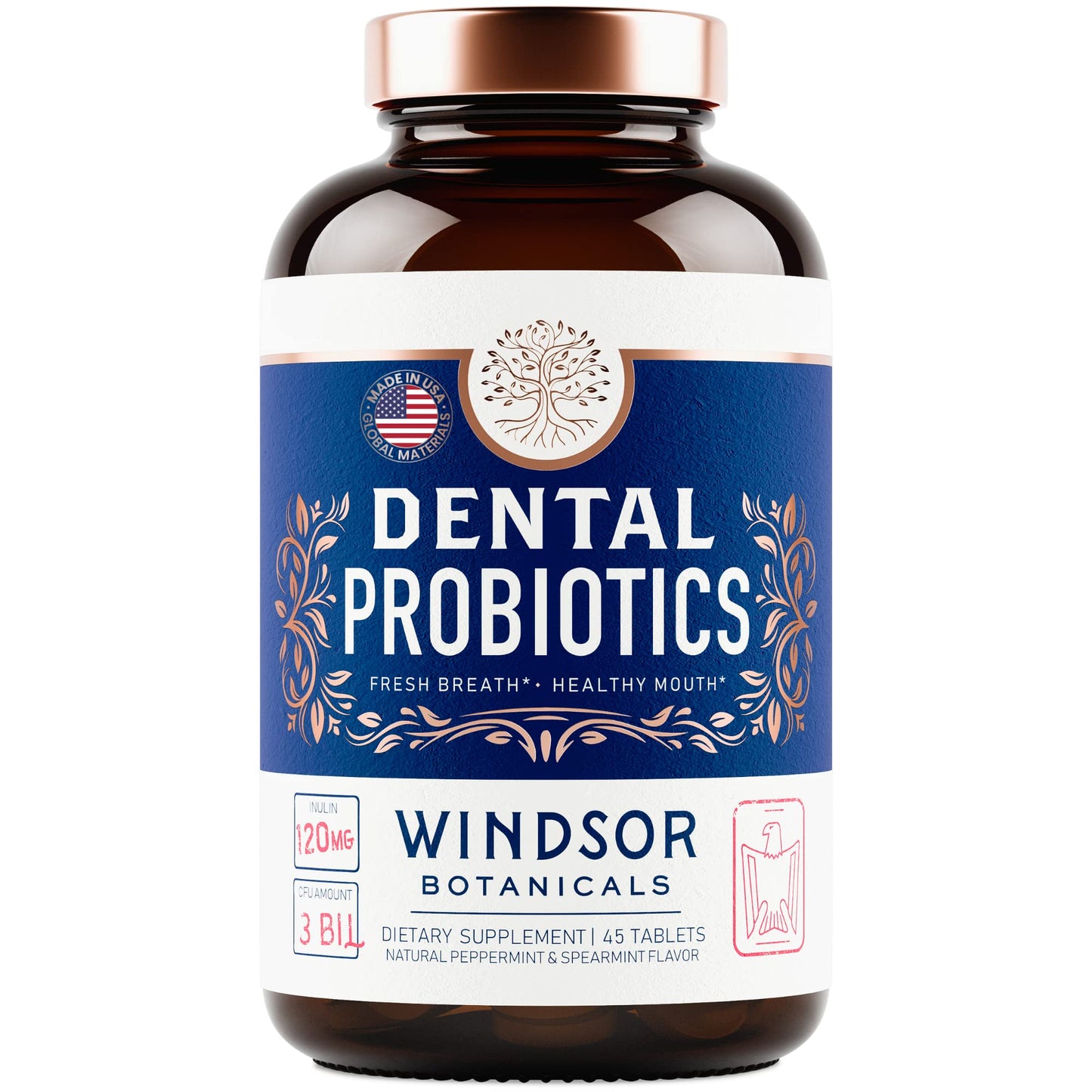 Oral Probiotics for Teeth & Gums – 3bn CFU Dental Probiotic Tablets