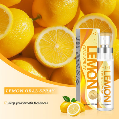 Oral Spray for Adults - Sugar-Free Breath Freshener, Lemon Flavor 2-Pack, Dry Mouth Relief