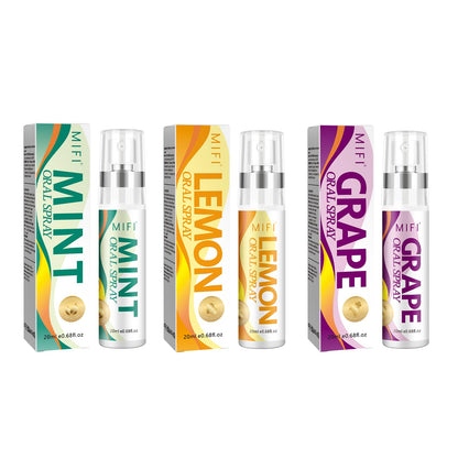 Oral Spray for Adults - Sugar-Free Breath Freshener, Lemon Flavor 2-Pack, Dry Mouth Relief