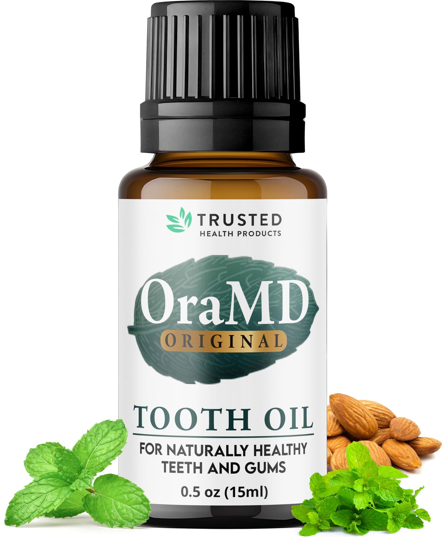 OraMD 4-in-1 Original Strength Tooth Oil – Clinically Tested Gum Disease & Gingivitis Treatment (1-Pack)