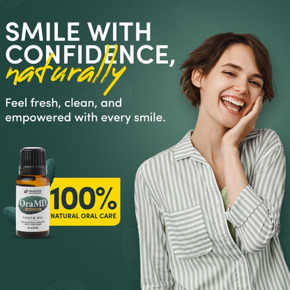 OraMD 4-in-1 Original Strength Tooth Oil – Gum Disease & Gingivitis Treatment (2-Pack) – All-Natural