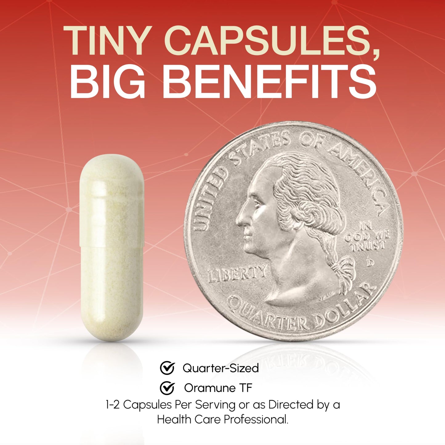 Oramune Transfer Factor & Colostrum Supplement | Bovine Colostrum Capsules for Immunity & Wellness - 100 Capsules