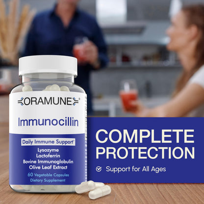 Oramune Support Supplement with Transfer Factor & Pure Colostrum – 60 Capsules