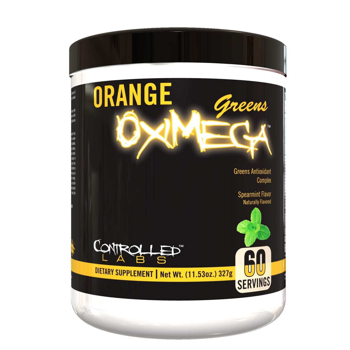 Orange OxiMega Greens Spearmint 0.72 lb by Controlled Labs