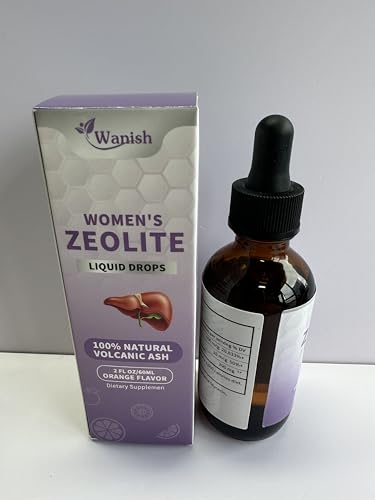 Zeolite Drops for Women – 99% Pure Volcanic Ash, Vegan & Non-GMO