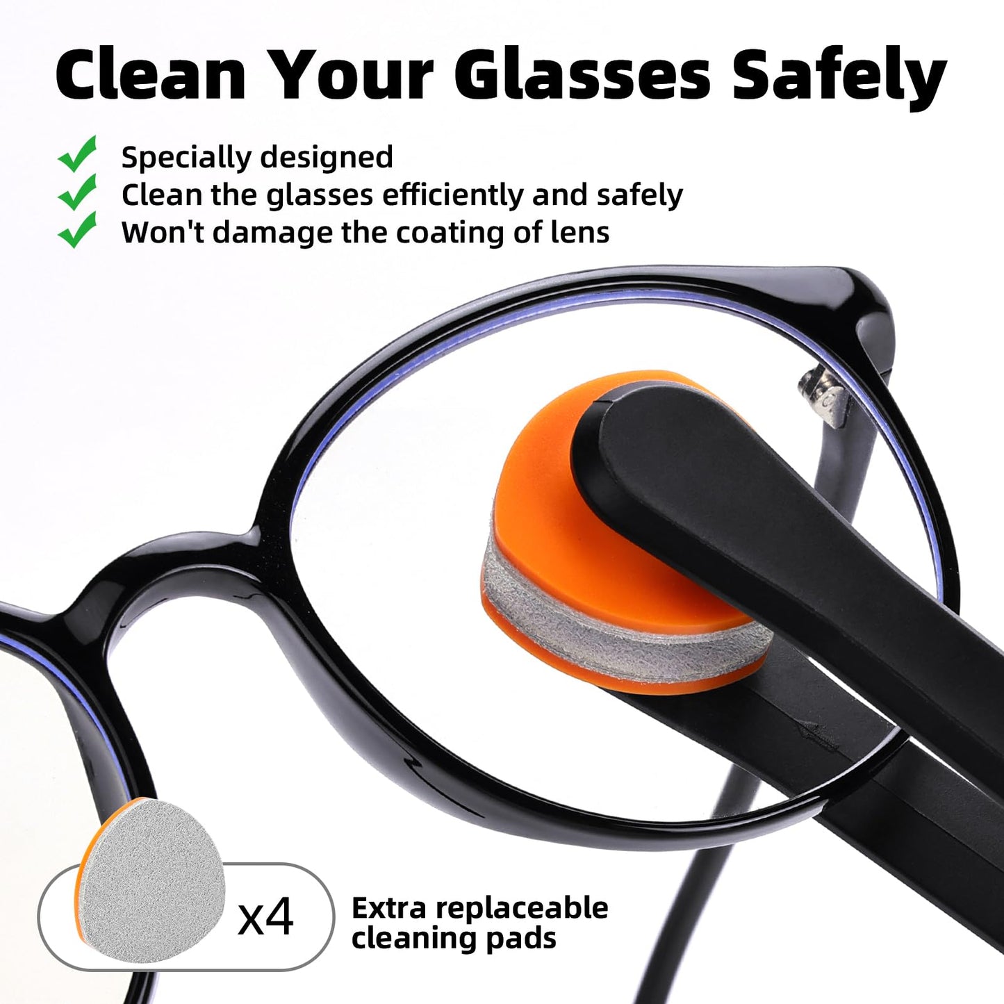 Ordilend Glasses Cleaner Kit – 24H Anti-Fog Spray, Microfiber Cloth & Repair Tools