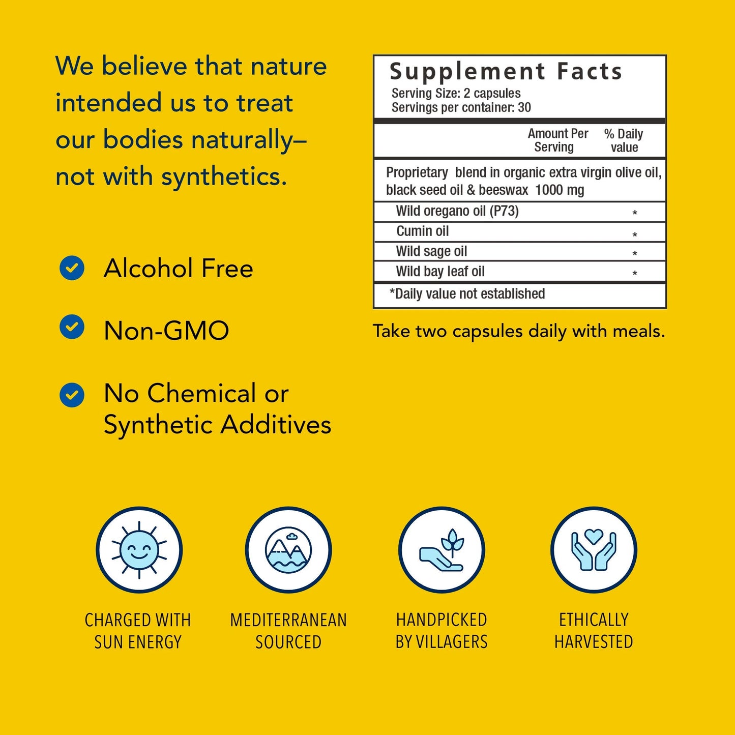 North American Herb & Spice OregaBiotic - 60 Capsules | Immune System & Digestive Support | Non-GMO