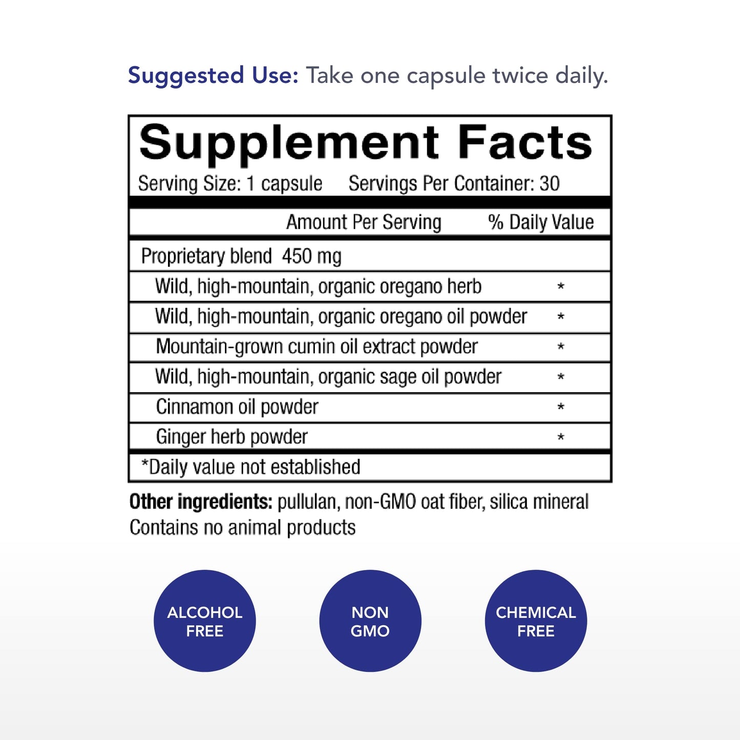 Physician's Strength Oregacillin - 30 Capsules | Multi-Spice Extract for Respiratory Health