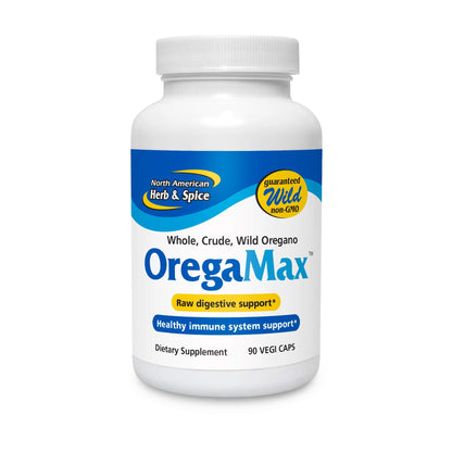 OregaMax Wild Oregano Supplement – 90 Capsules | Immune & Digestive Support | Non-GMO