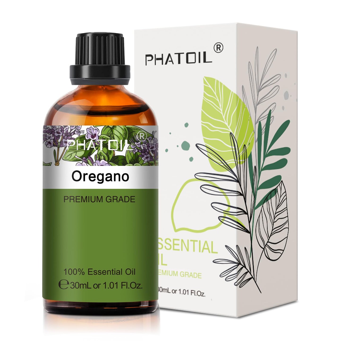 Oregano Essential Oil 30ml | PHATOIL Aromatherapy for Diffusers, DIY Soap & Candles