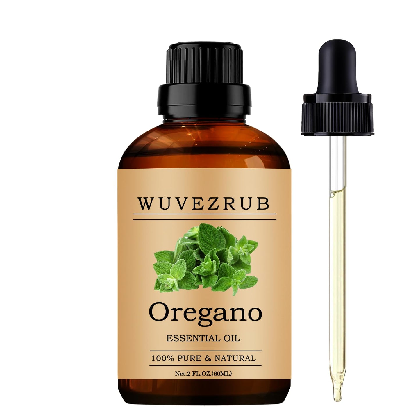 Oregano Essential Oils Organic 60ML — Pure & Natural Oregano Oil for Aromatherapy Diffuser | 2 Fl Oz