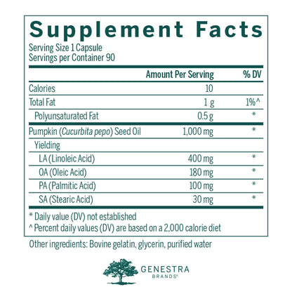 Genestra Brands Pumpkin Capsules | Supports Cell Membranes & Skin Health | 90 Capsules