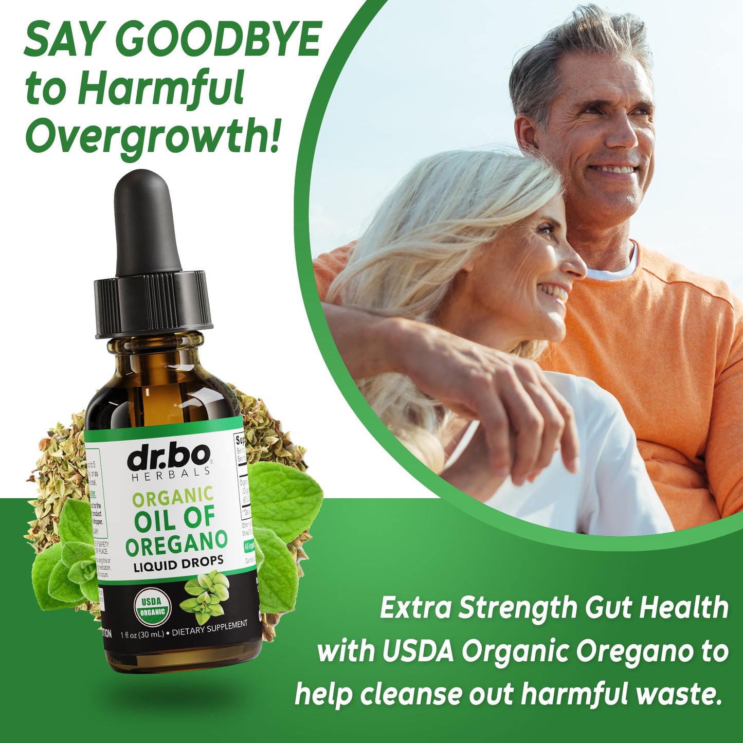 Oregano Oil Organic Liquid Drops – 6 Month Supply | Immune Support, Detox & Gut Health | 1 oz, Vegan, Non-GMO