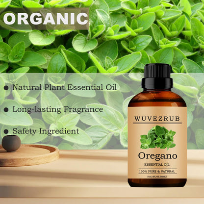 Oregano Essential Oils Organic 60ML — Pure & Natural Oregano Oil for Aromatherapy Diffuser | 2 Fl Oz
