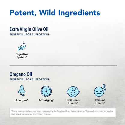 OregaUltra Wild Oregano Oil P73 - 1 oz | Immune & Skin Health | Non-GMO