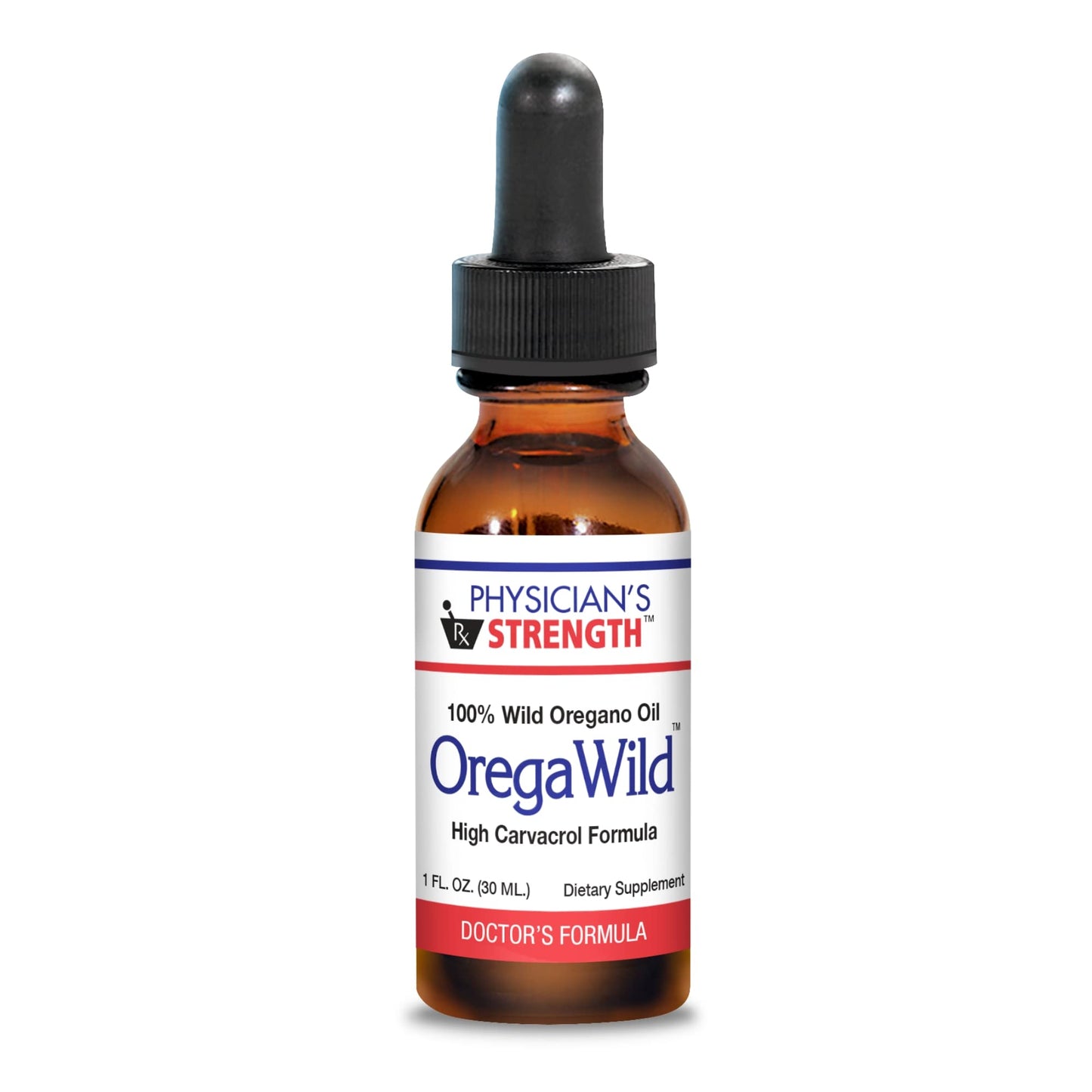 Physician's Strength OregaWild – 30 mL 100% Wild Oregano Oil | 432 Servings
