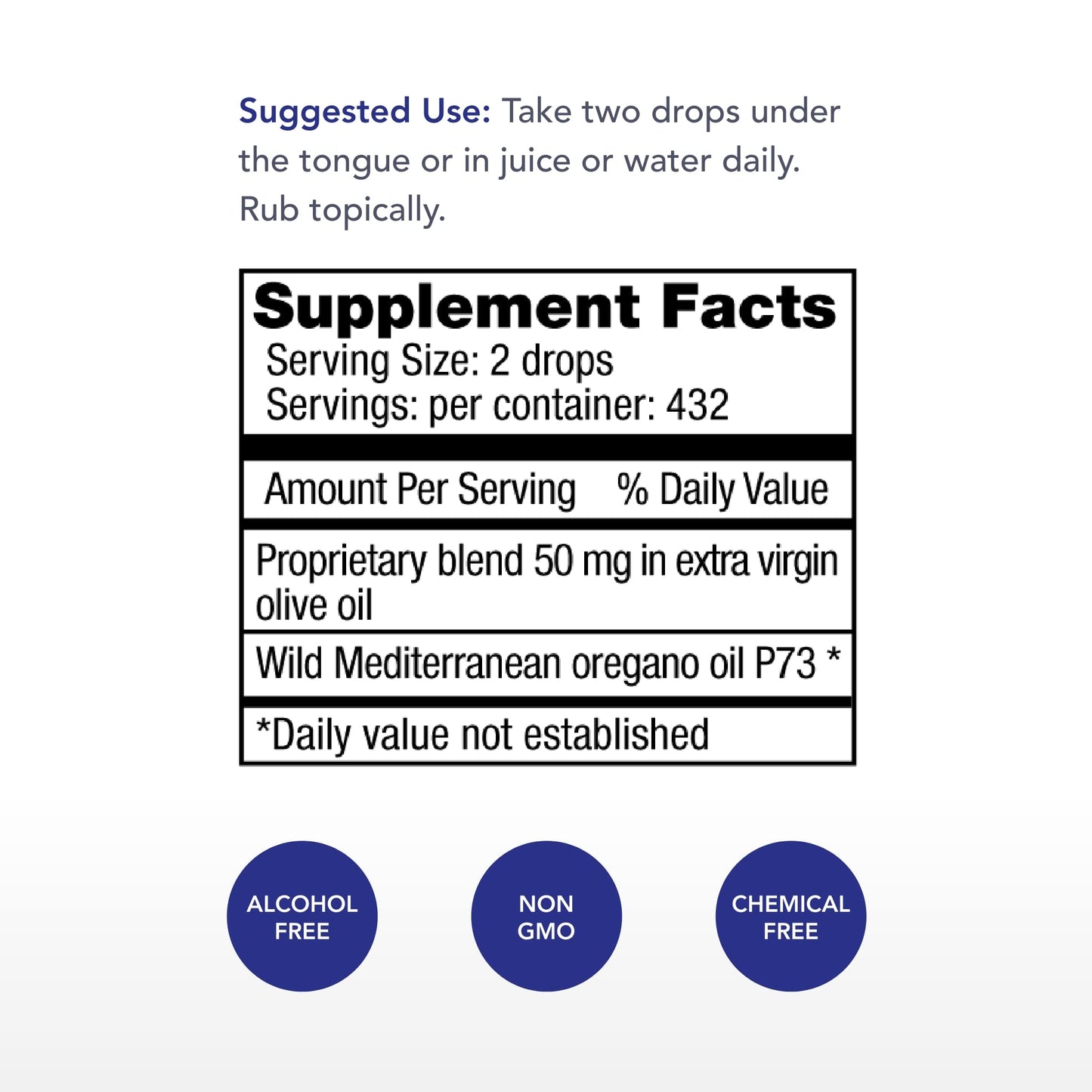 Physician's Strength OregaWild – 30 mL 100% Wild Oregano Oil | 432 Servings
