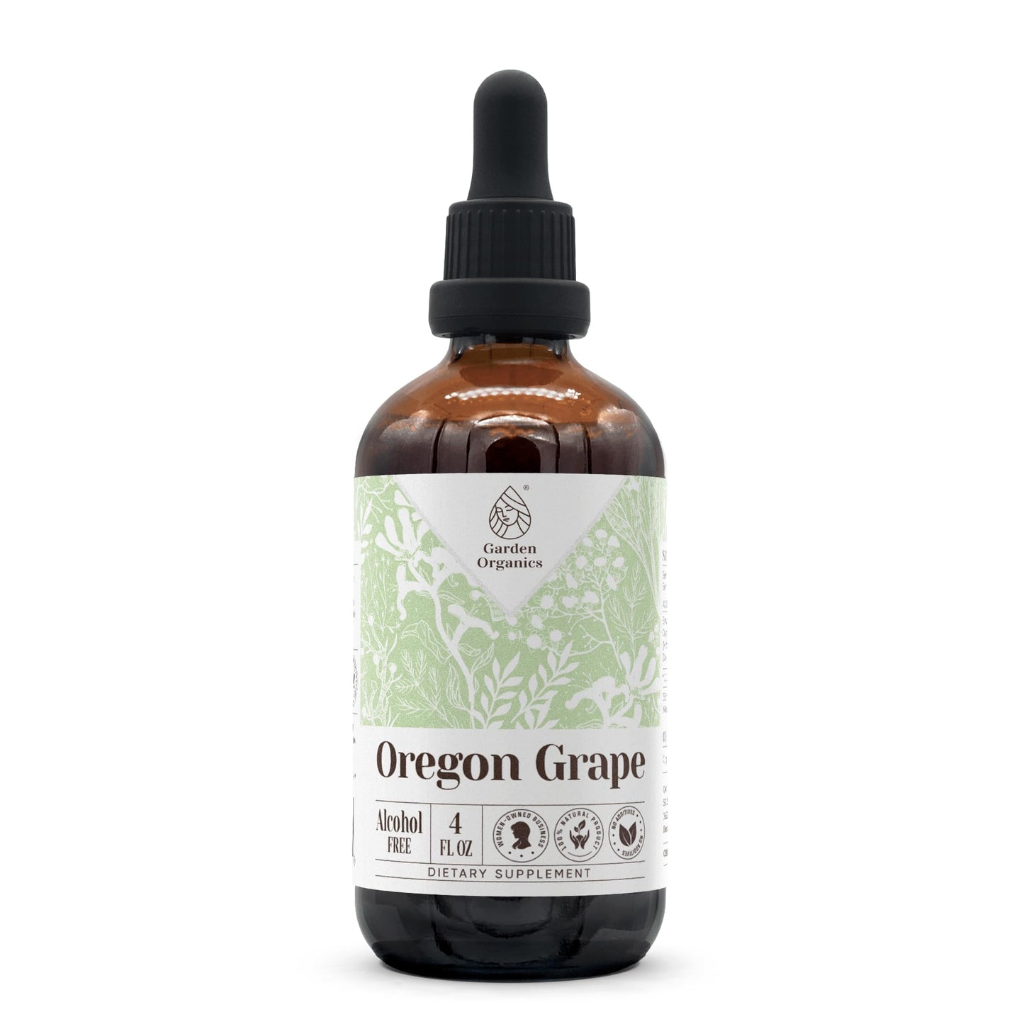 Oregon Grape Alcohol-Free Tincture – Immune Support Drops (4 fl oz)