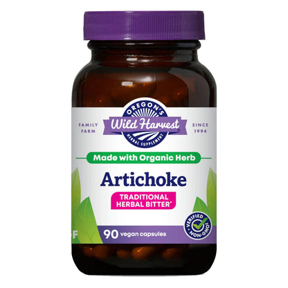 Oregon's Wild Harvest Artichoke Organic Herbal Supplement, 90 Count – Digestive Support