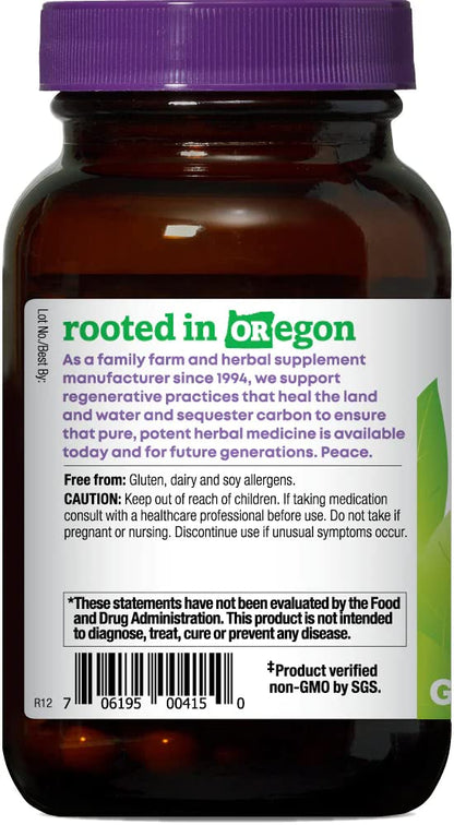 Oregon's Wild Harvest Rhodiola Supplement, 60 Count – Adaptogen for Stamina
