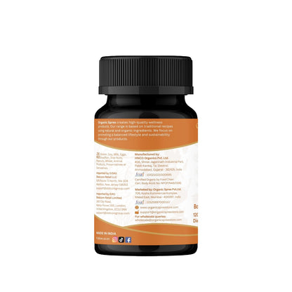 ORGANIC SPREE Brahmi 120 Tablets – USDA Organic Bacopa Monnieri for Focus, Calm & Memory | Herbal Nootropic