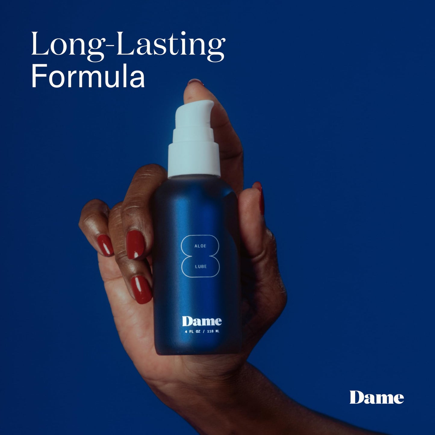 Dame Aloe Lube for Women – Doctor-Approved, pH-Balanced Aloe Vera Lubricant – 4 oz