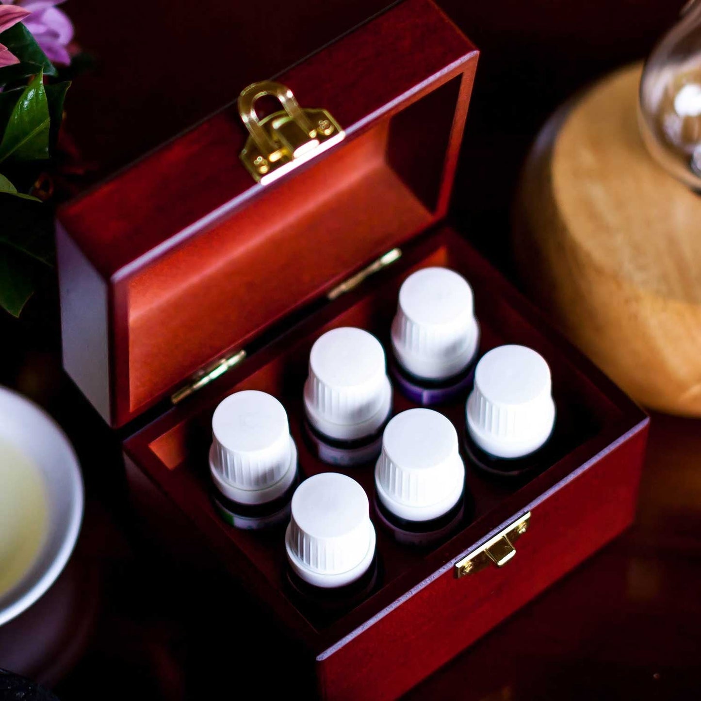 Organic Aromas Favorites Sampler – 6x10ml Therapeutic Essential Oils for Diffusers
