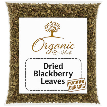 Organic Bio Herbs Dried Blackberry Leaves – 6 Oz | 100% Natural, Non-GMO, Additive-Free