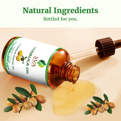 SVA Organic Marula Seed Oil – 4 Fl Oz | Cold-Pressed Virgin Marula Oil for Face, Skin & Hair