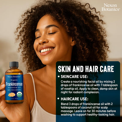 Organic Frankincense Essential Oil 30 ml | Nexon Botanics - Pure & Natural