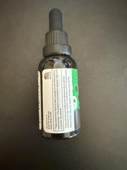 Organic Hemp Seed Oil 6 Oz - Peppermint Flavor, 30,000 mg, Non-GMO, Vegan