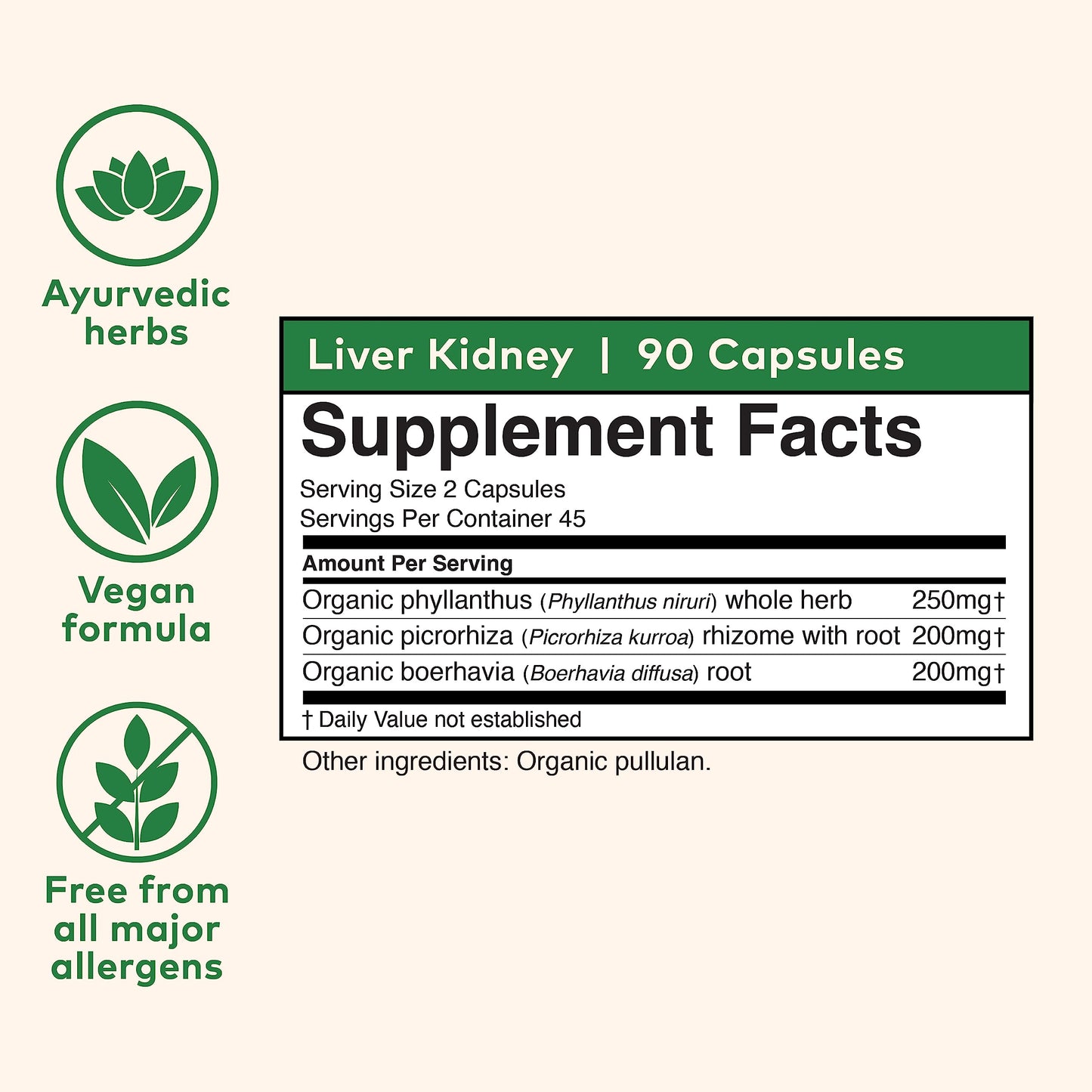 Organic India Liver Kidney Cleanse Detox Repair – Herbal Supplement (90 Capsules) | Vegan | USDA Organic