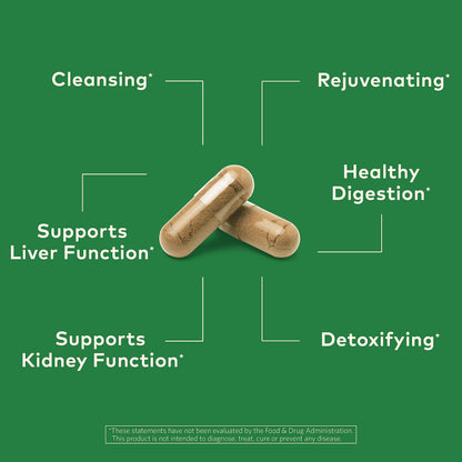 Organic India Liver Kidney Cleanse Detox Repair – Herbal Supplement (90 Capsules) | Vegan | USDA Organic