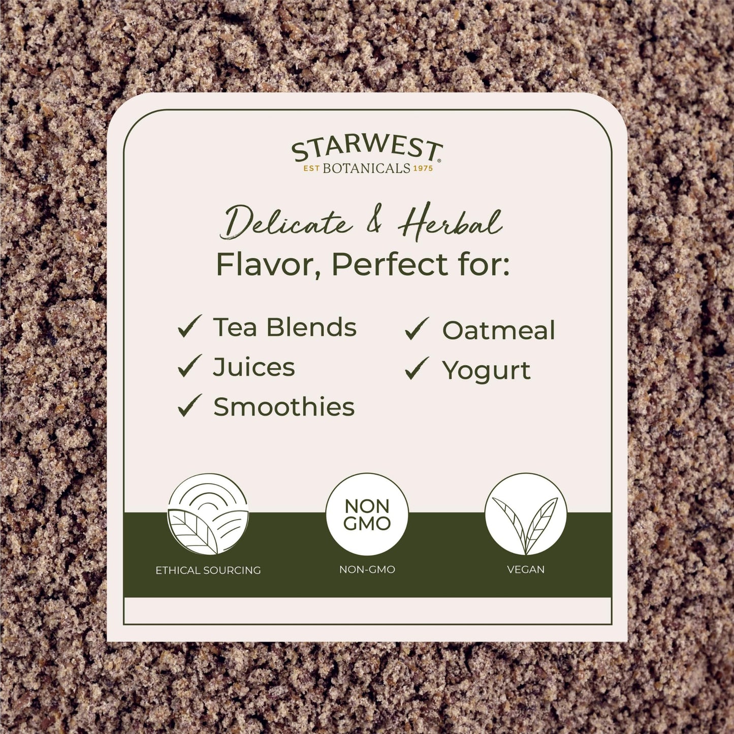 Starwest Botanicals Organic Milk Thistle Seed Powder - Ground Milk Thistle, Kosher & Non-GMO, 1 lb Bulk