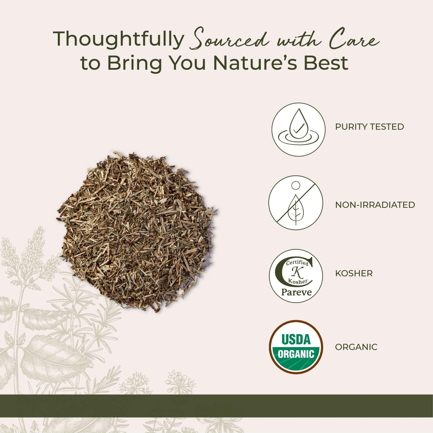 Starwest Botanicals Organic Dried St. John's Wort – Loose Leaf Herb, 1 lb