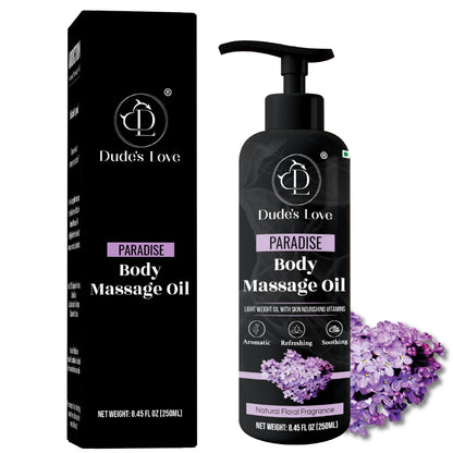 Organic Lavender & Orange Blossom Massage Oil – Calming, Non-Sticky | 8.45 oz