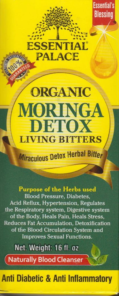 Organic Moringa Living Bitters - Natural Digestive Tonic