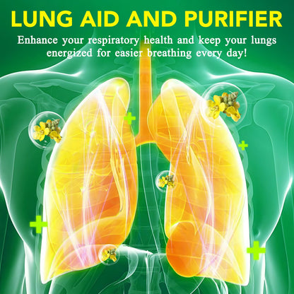2 Pack Mullein Gummies for Lung Detox, Lung Cleanse & Mucus Relief